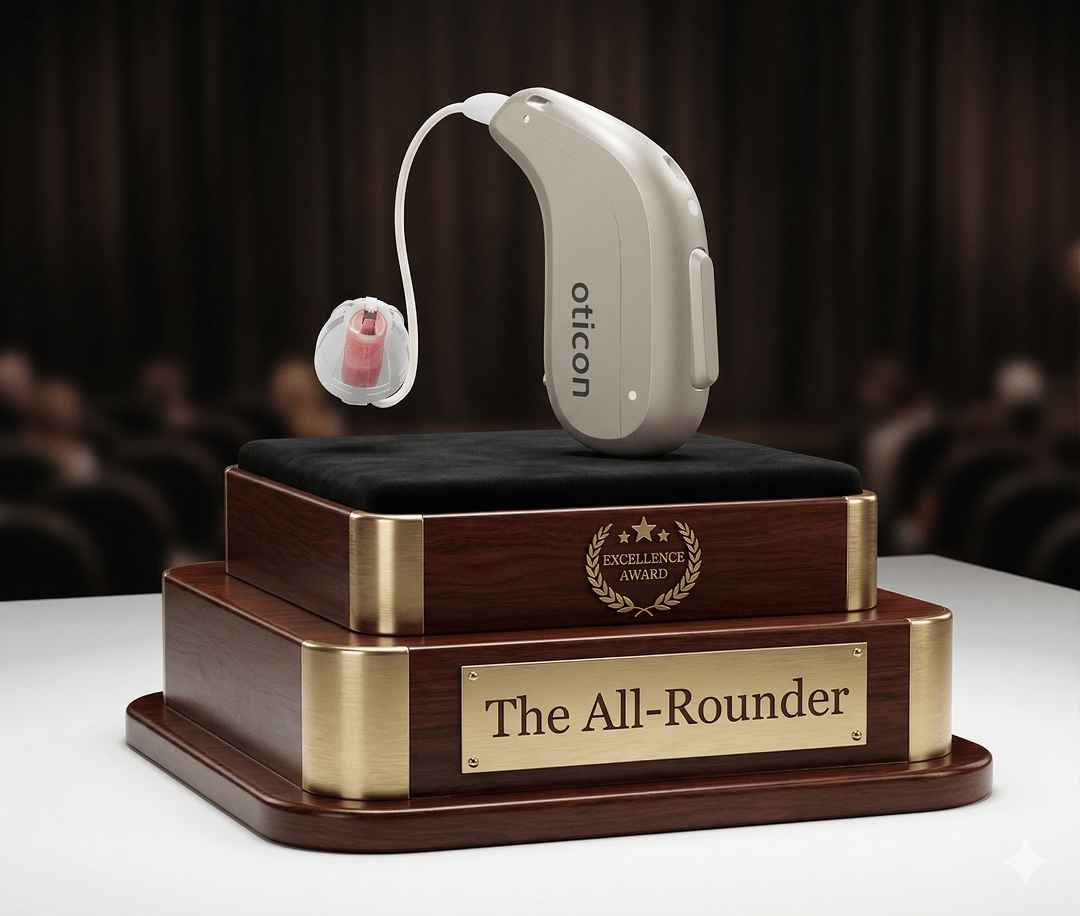 oticon intent on podium